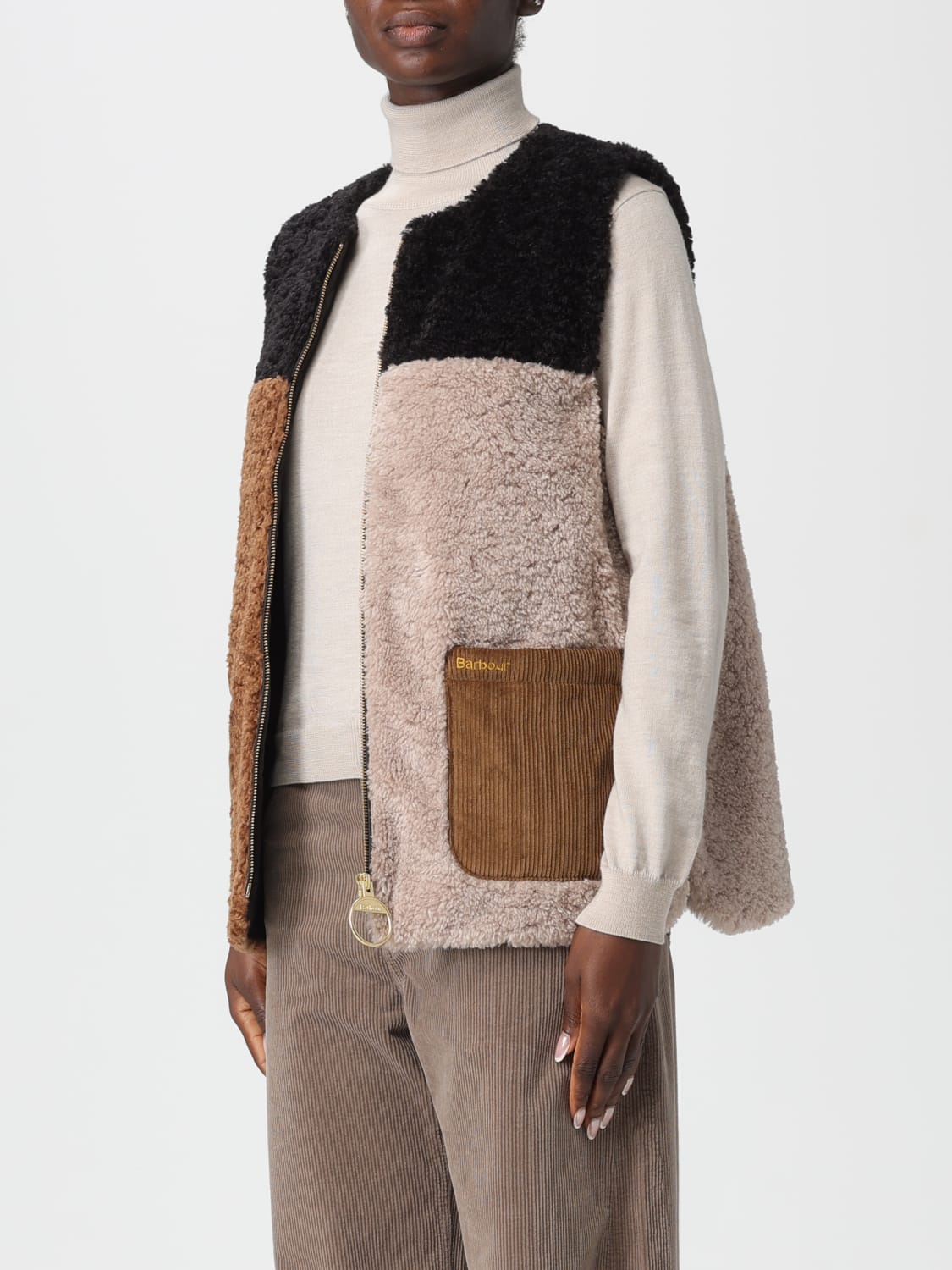 BARBOUR WESTE: Mantel damen Barbour, Camel - Img 3