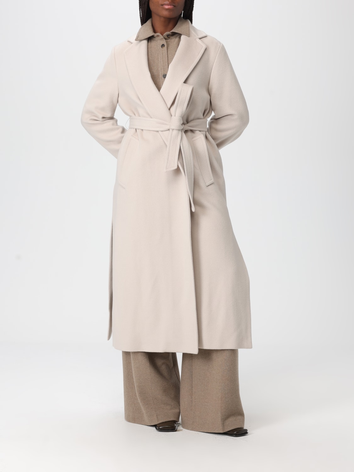 ELEVENTY ABRIGO: Abrigo mujer Eleventy, Arena - Img 2