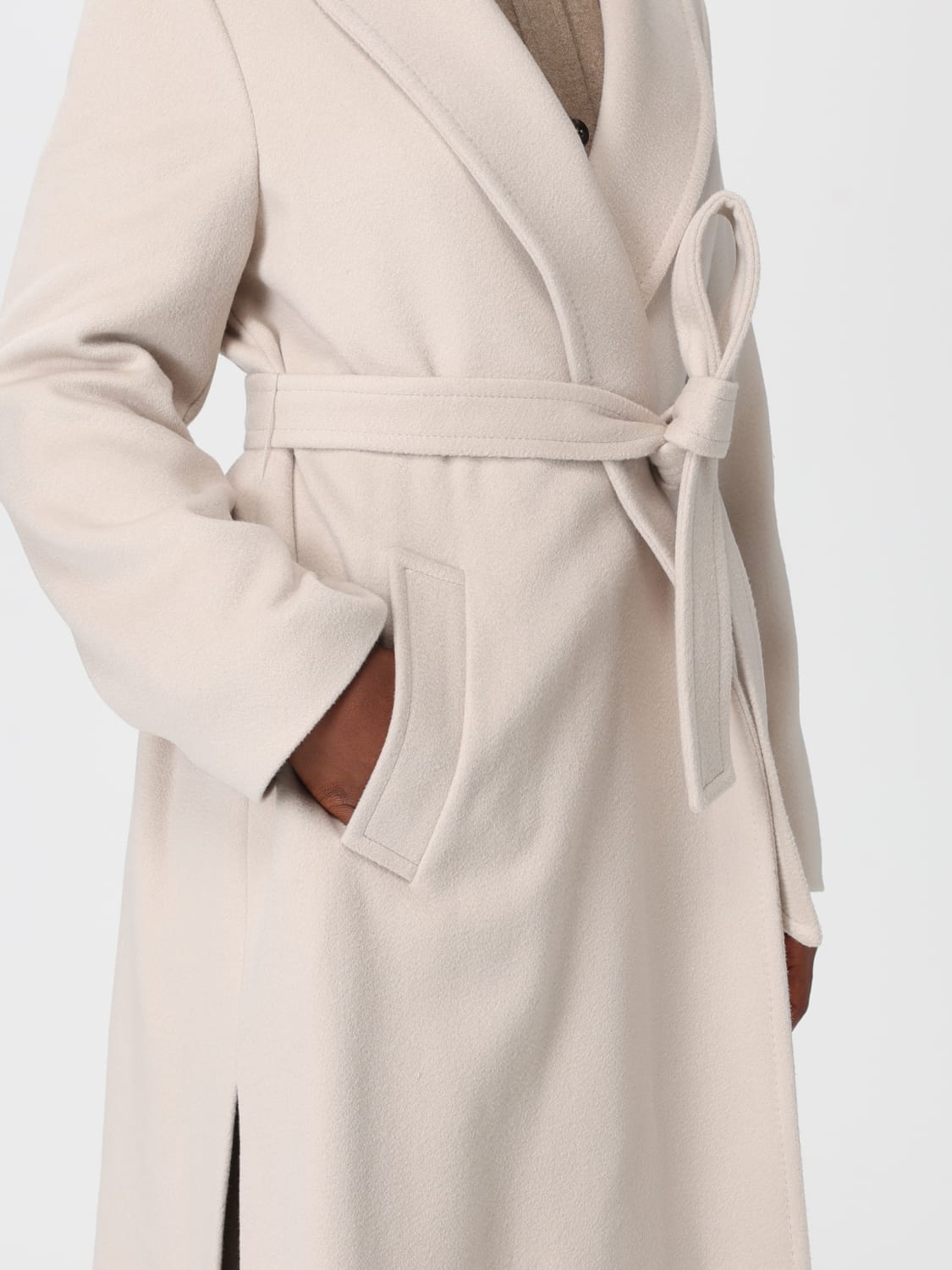 ELEVENTY ABRIGO: Abrigo mujer Eleventy, Arena - Img 5