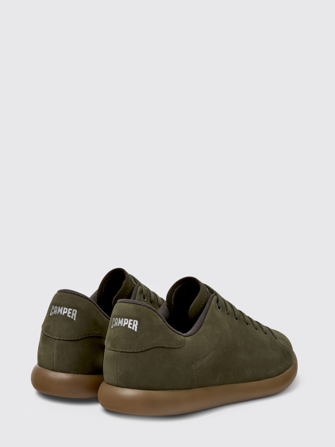 CAMPER SNEAKERS: Sneakers Pelotas Soller Camper in nabuk , Verde - Img 3