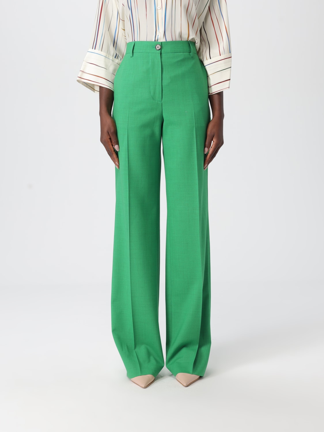 PAUL SMITH PANTALON: Pantalon femme Paul Smith, Vert - Img 1