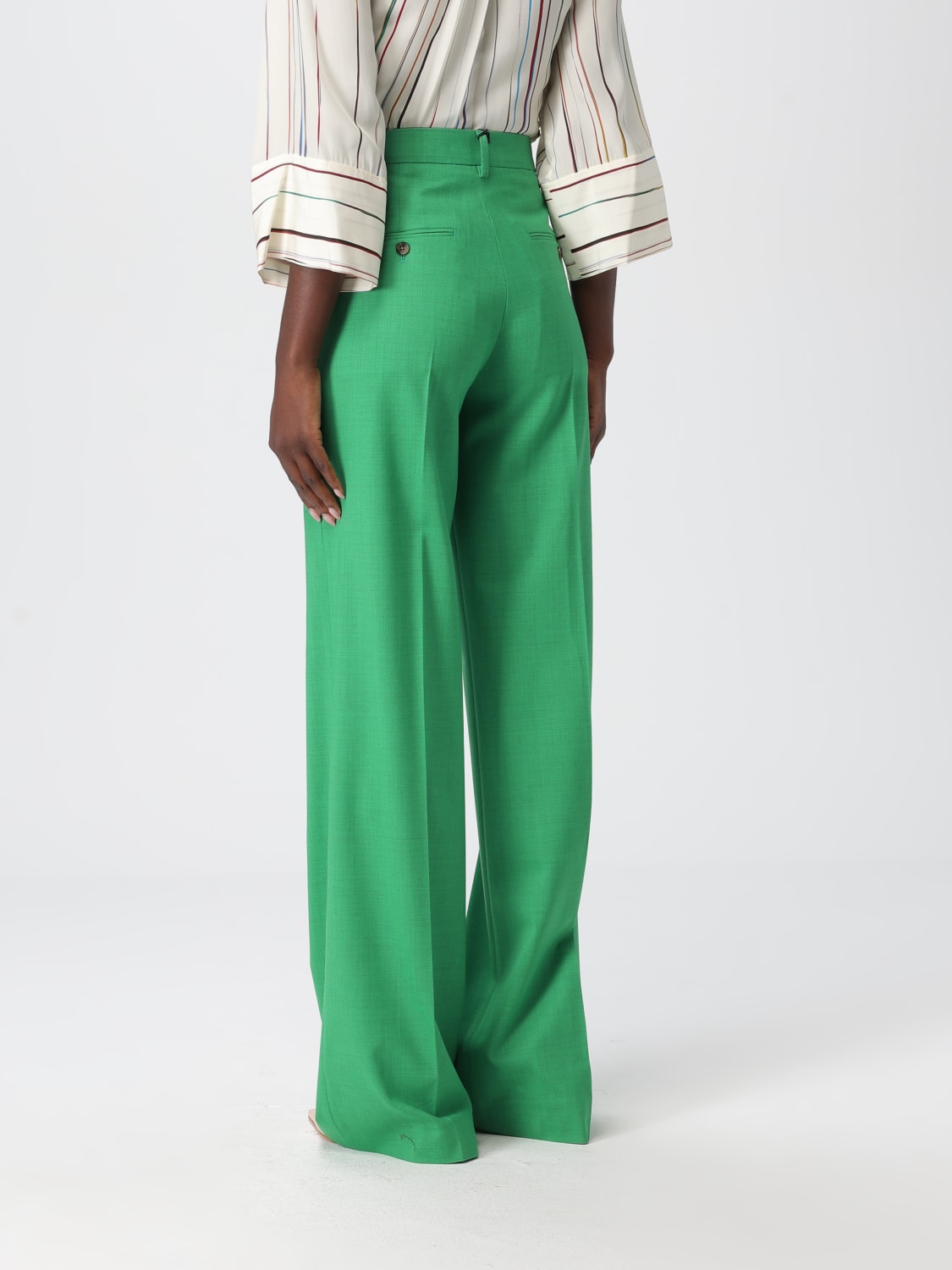 PAUL SMITH PANTALON: Pantalon femme Paul Smith, Vert - Img 3