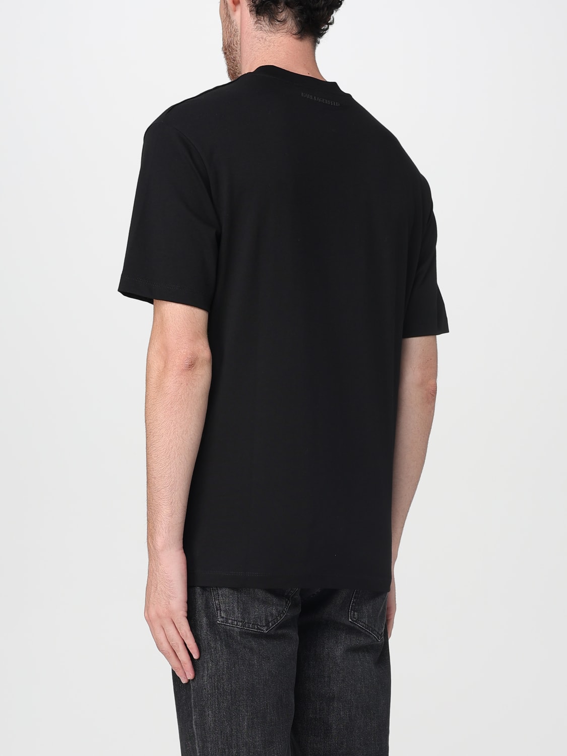 KARL LAGERFELD T-SHIRT: T-shirt men Karl Lagerfeld, Black - Img 2