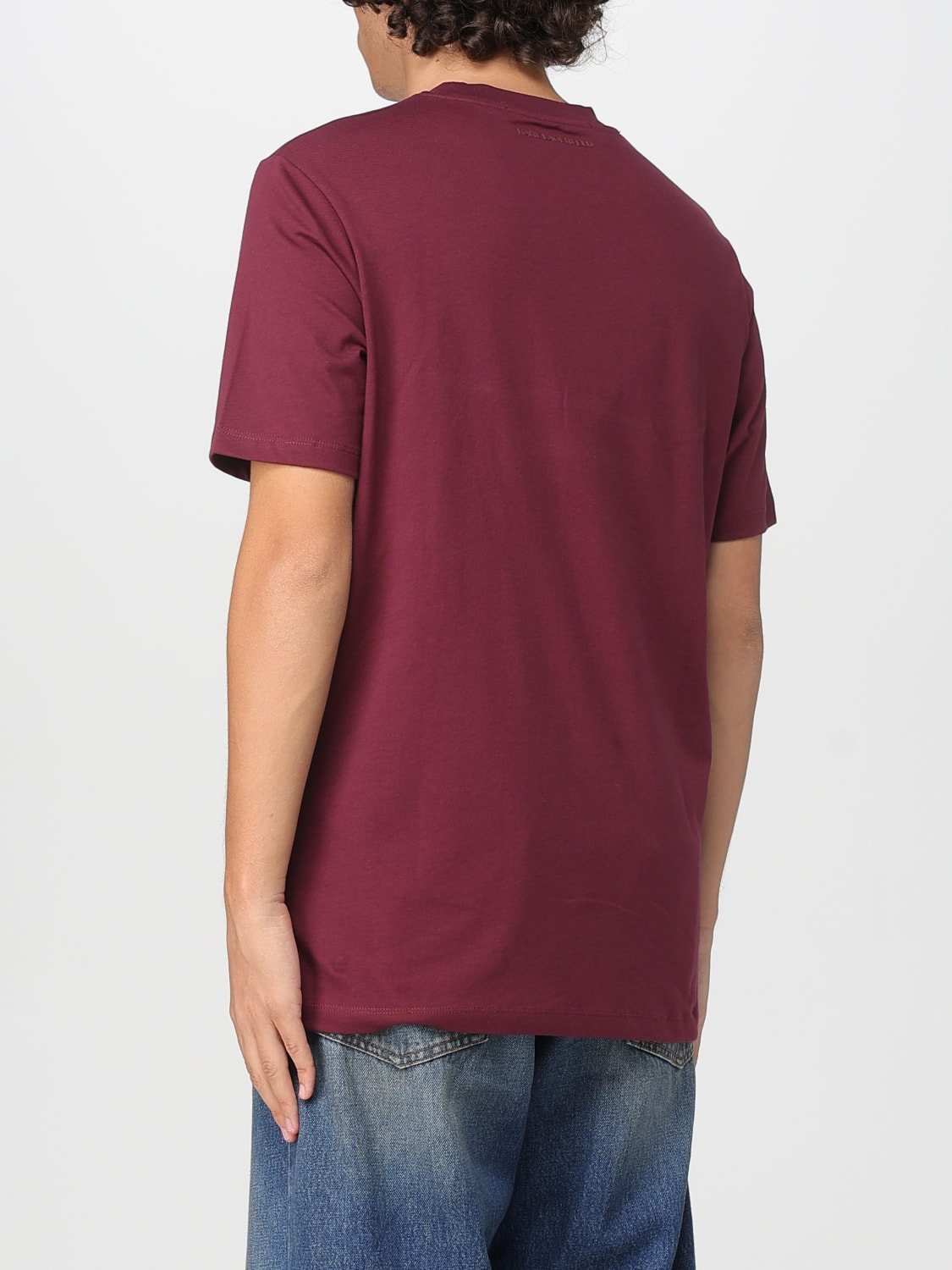 KARL LAGERFELD T-SHIRT: T-shirt Karl Lagerfeld in cotone con logo , Bordeaux - Img 2