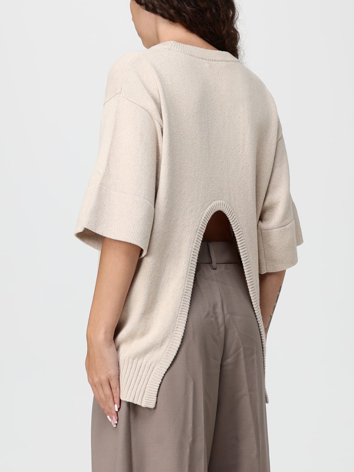 SEE BY CHLOÉ PULL: T-shirt femme See by ChloÉ, Beige - Img 3