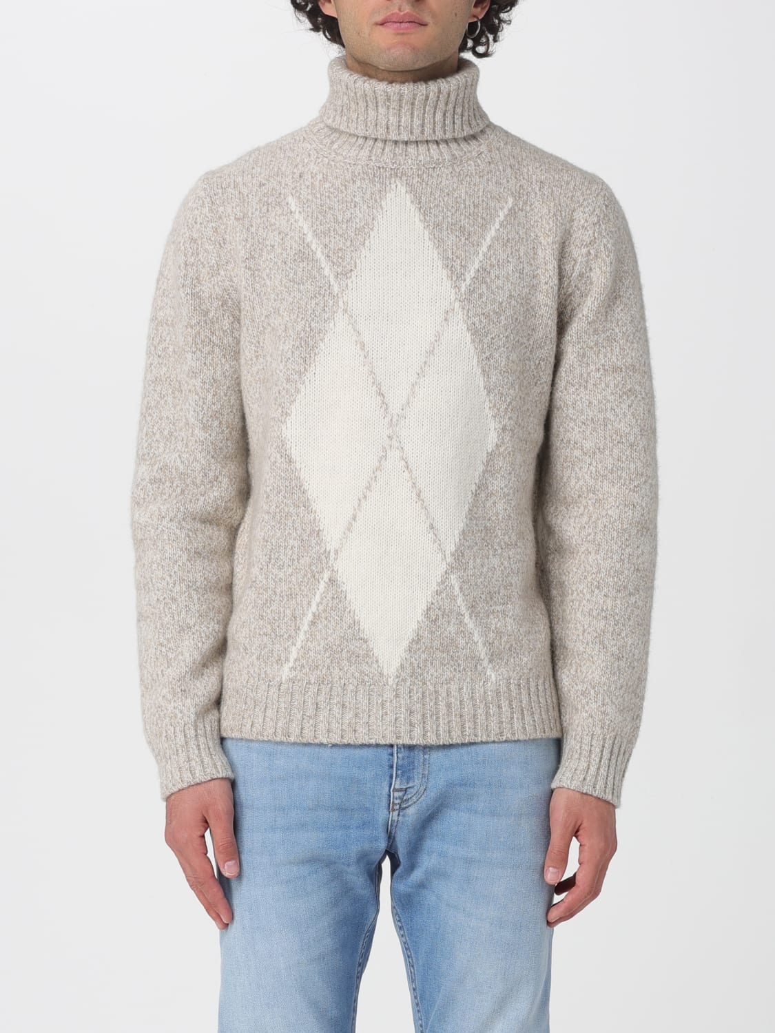 ELEVENTY SWEATER: Sweater men Eleventy, Sand - Img 1