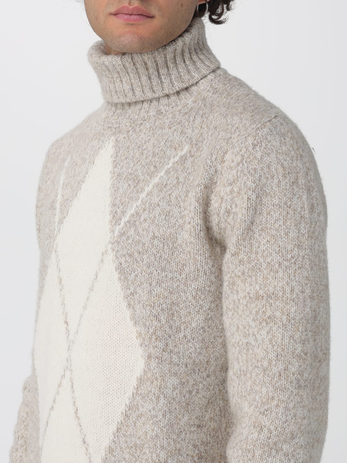 ELEVENTY SWEATER: Sweater men Eleventy, Sand - Img 3