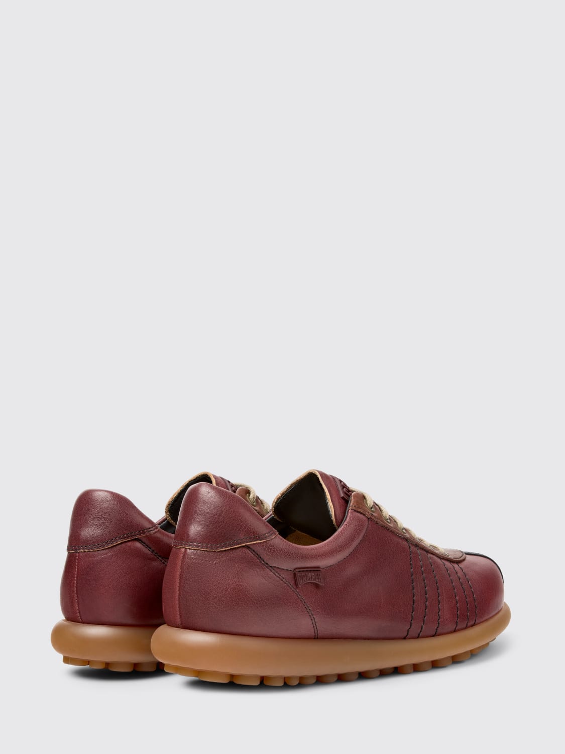 CAMPER SNEAKERS: Sneakers Pelotas Camper in pelle conciata al vegetale, Bordeaux - Img 3