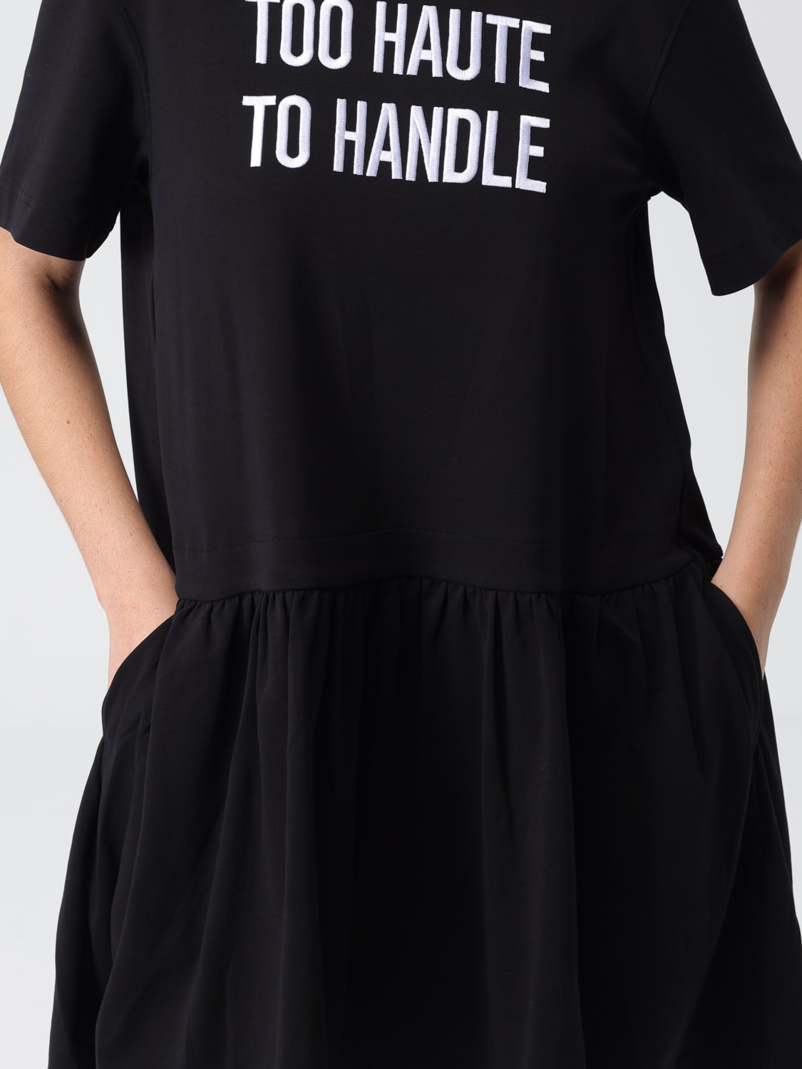 MOSCHINO COUTURE VESTIDO: Vestido mujer Moschino Couture, Negro - Img 4