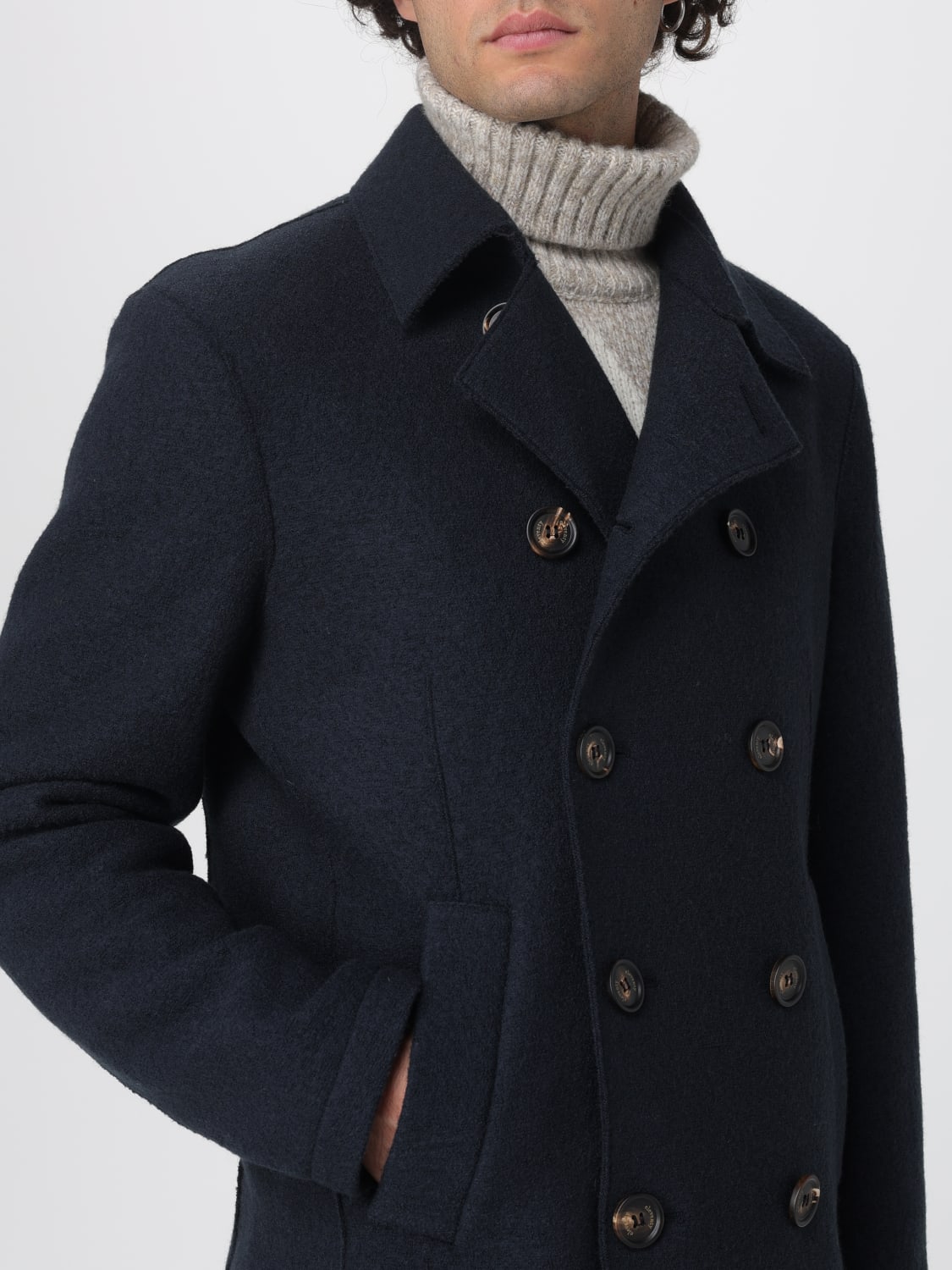 ELEVENTY COAT: Coat men Eleventy, Smoke Grey - Img 4