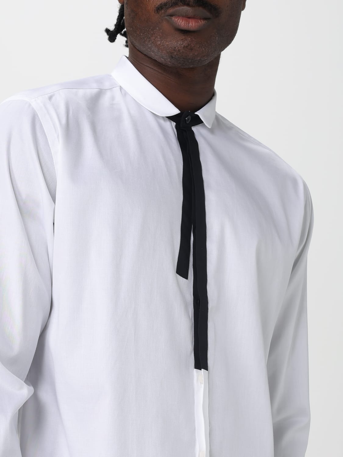 KARL LAGERFELD SHIRT: Shirt men Karl Lagerfeld, White - Img 4