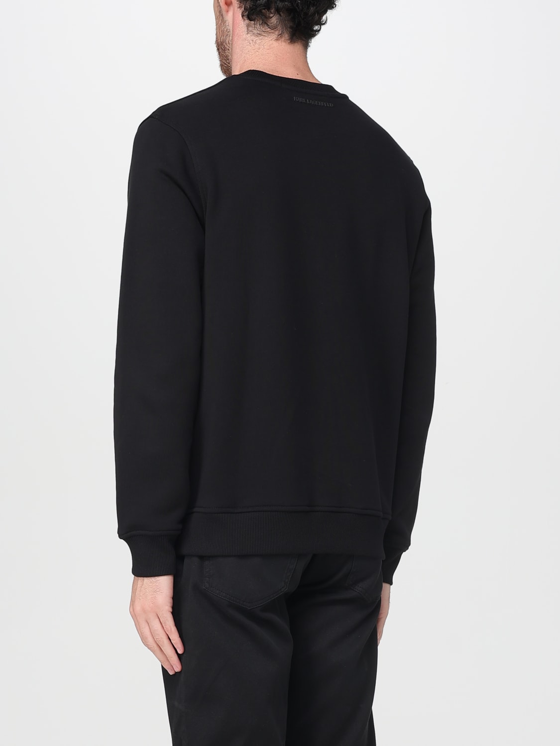 KARL LAGERFELD SWEATSHIRT: Sweatshirt men Karl Lagerfeld, Black - Img 2