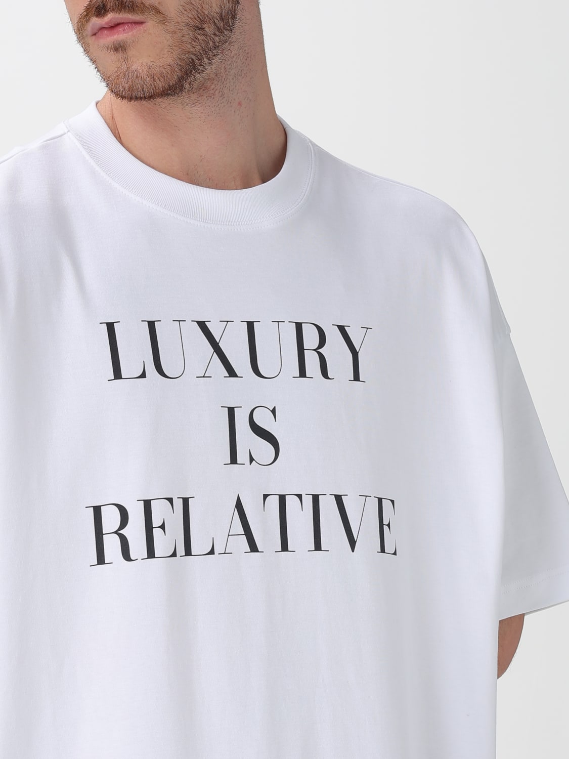 MOSCHINO COUTURE T恤: T恤 男士 Moschino Couture, 白色 - Img 5