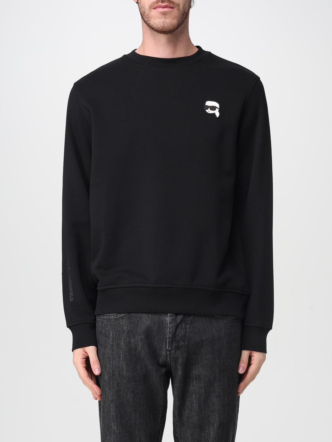 KARL LAGERFELD SWEATSHIRT: Sweatshirt men Karl Lagerfeld, Black - Img 1
