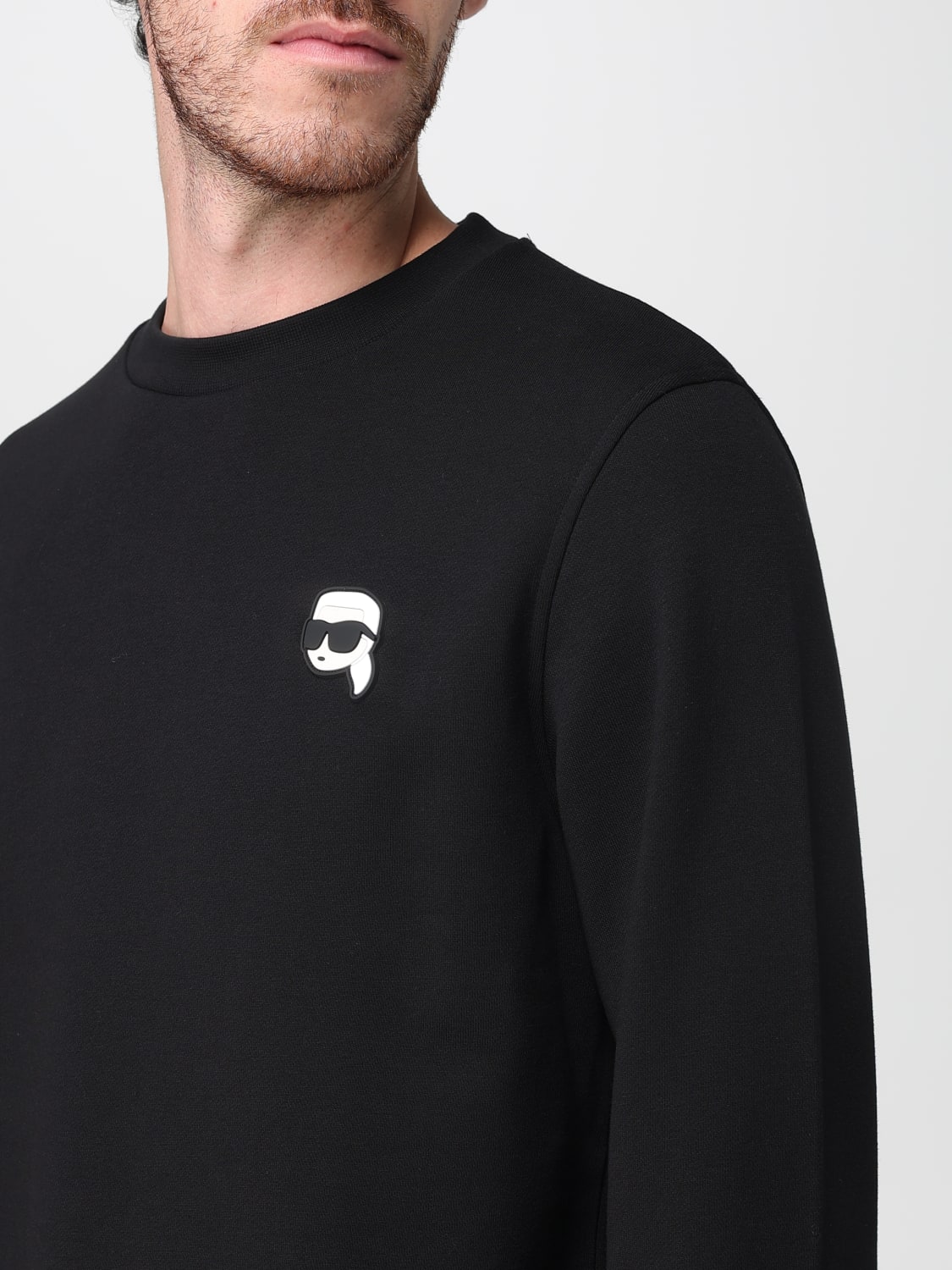 KARL LAGERFELD SWEATSHIRT: Sweatshirt men Karl Lagerfeld, Black - Img 3