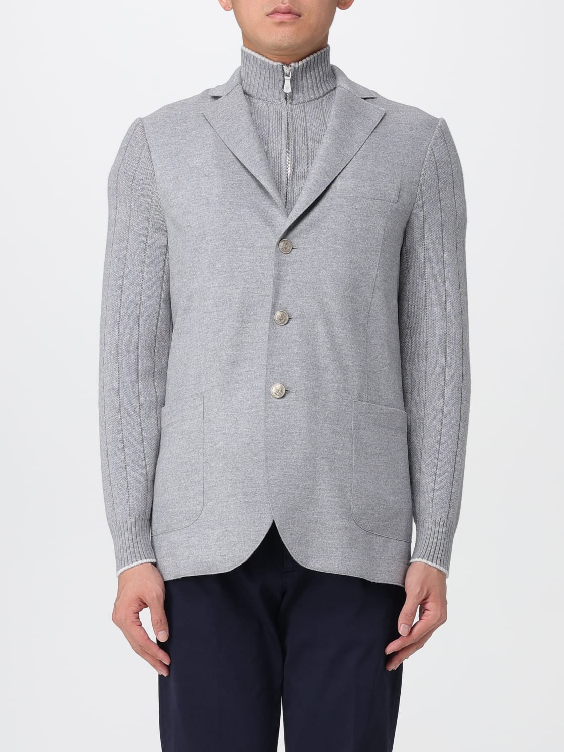 ELEVENTY JACKE: Blazer herren Eleventy, Grau - Img 1