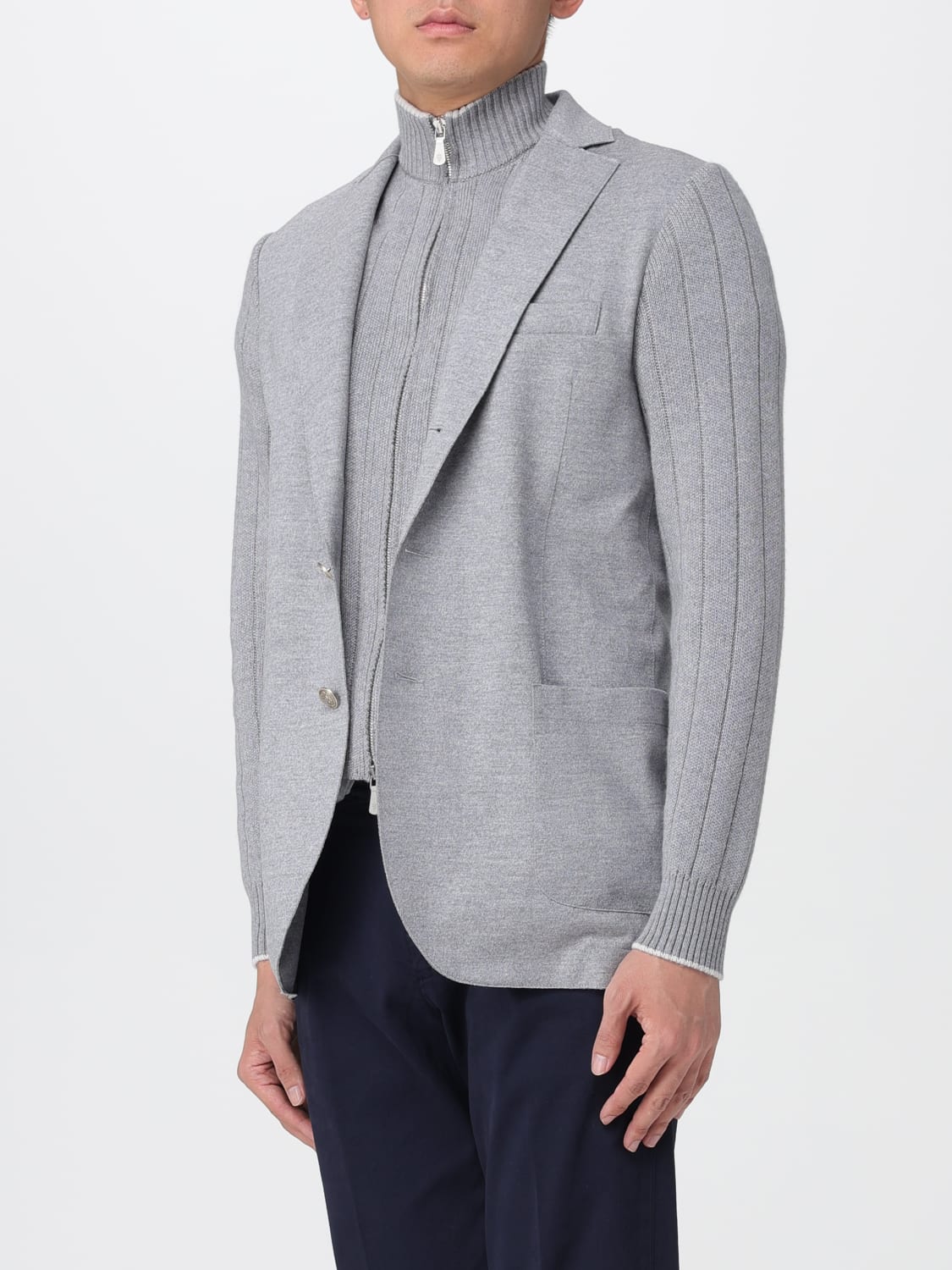 ELEVENTY JACKE: Blazer herren Eleventy, Grau - Img 3