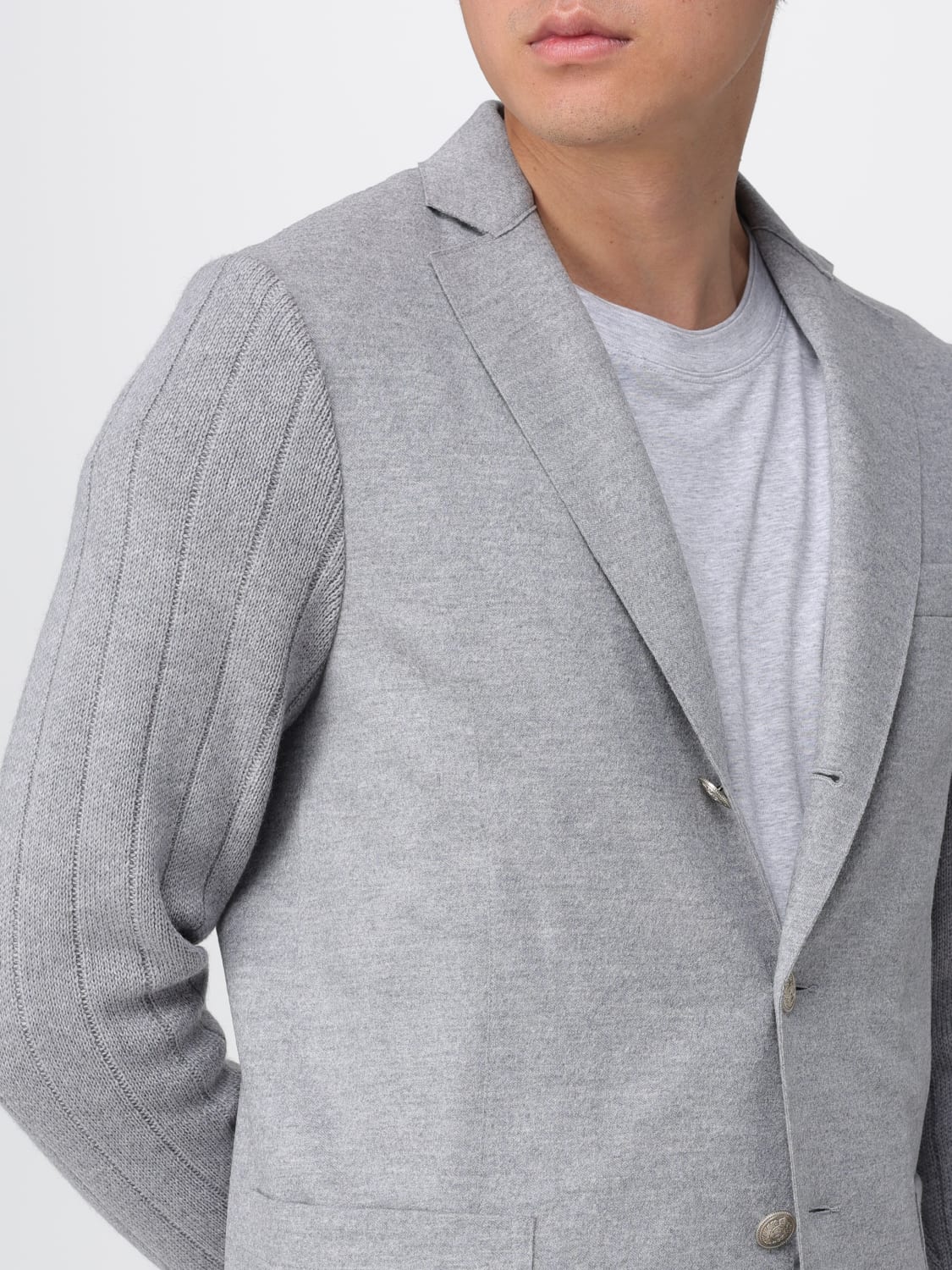 ELEVENTY JACKE: Blazer herren Eleventy, Grau - Img 4