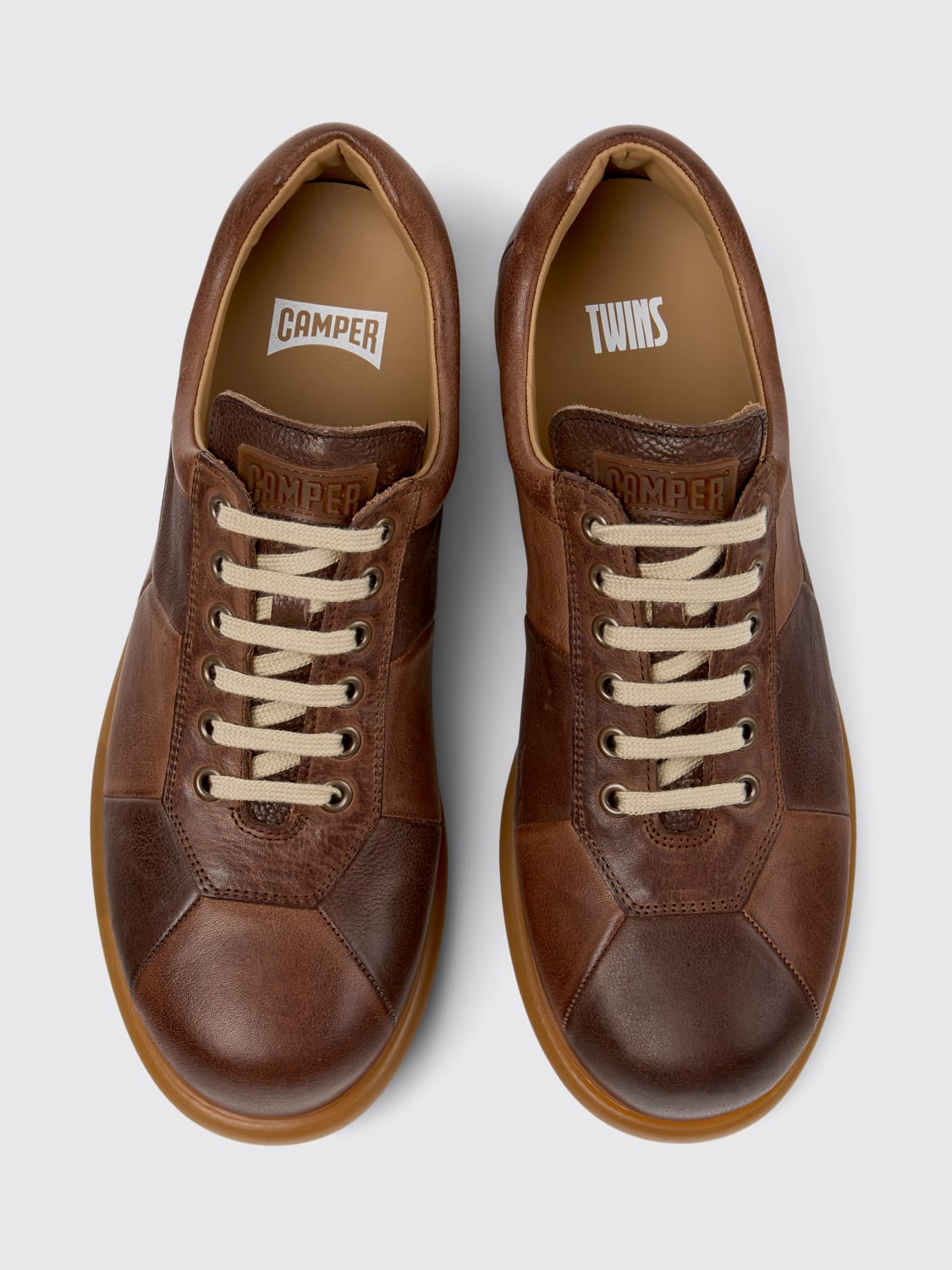 CAMPER ZAPATILLAS: Zapatos hombre Camper, Marrón - Img 4