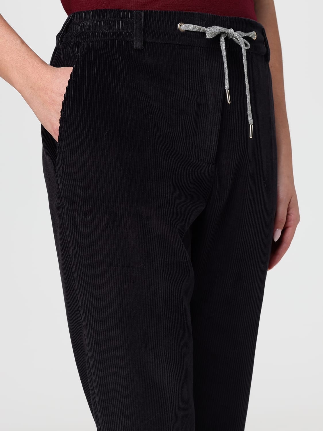 ELEVENTY HOSE: Hose damen Eleventy, Schwarz - Img 3