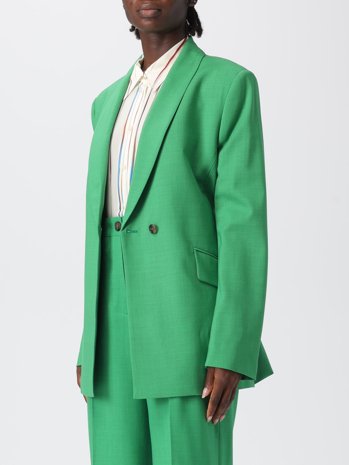 PAUL SMITH JACKET: Blazer woman Paul Smith, Green - Img 4