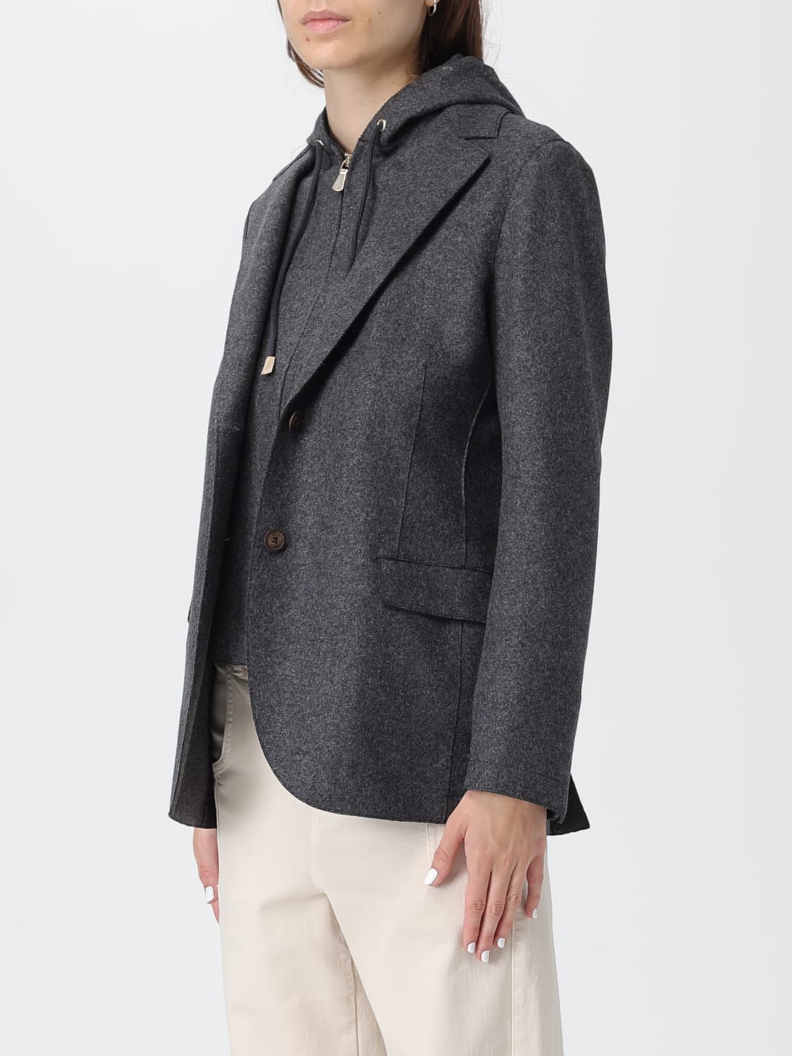 ELEVENTY JACKET: Blazer woman Eleventy, Black - Img 3