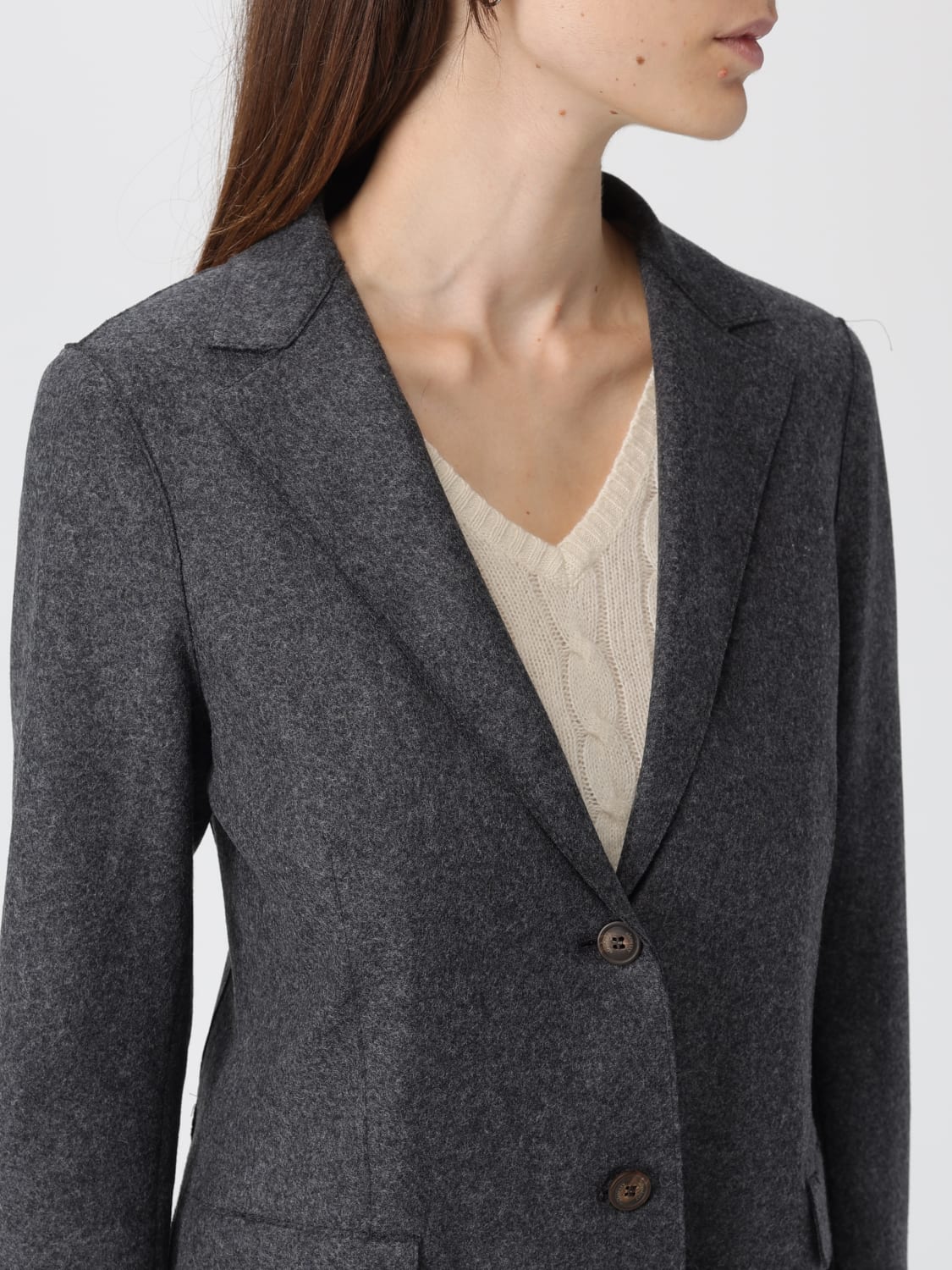 ELEVENTY JACKET: Blazer woman Eleventy, Black - Img 4