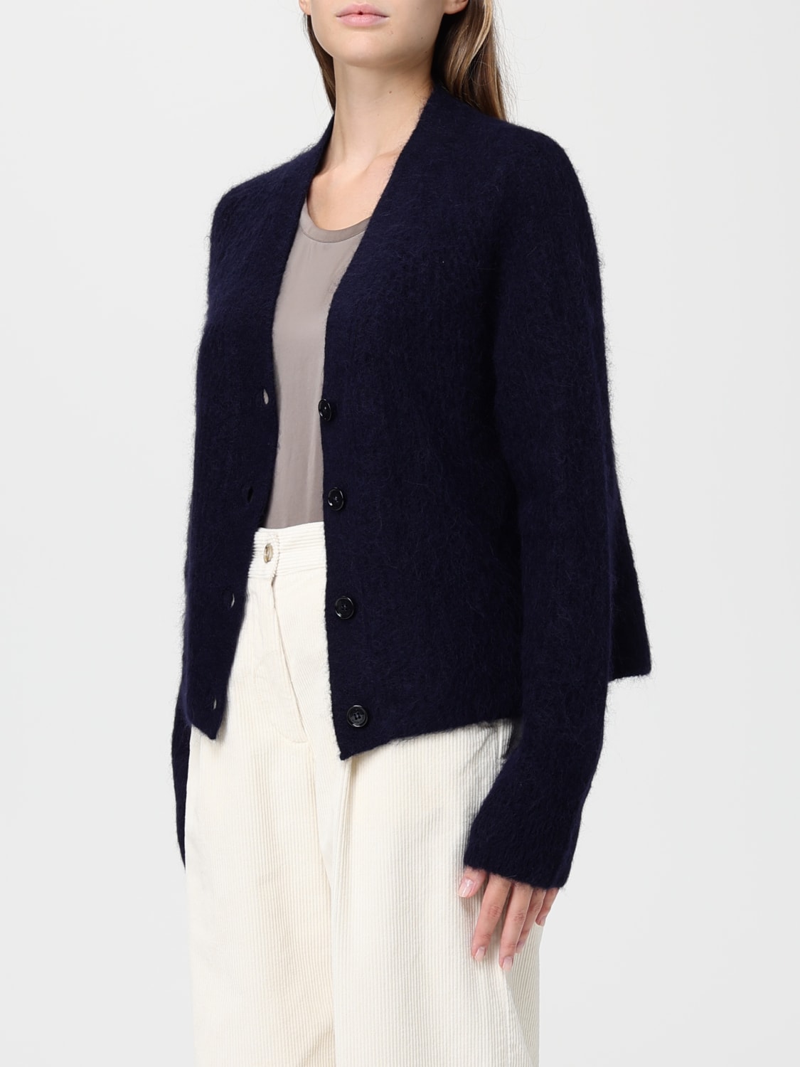 WOOLRICH MAGLIA: Cardigan Woolrich in lana , Blue - Img 3