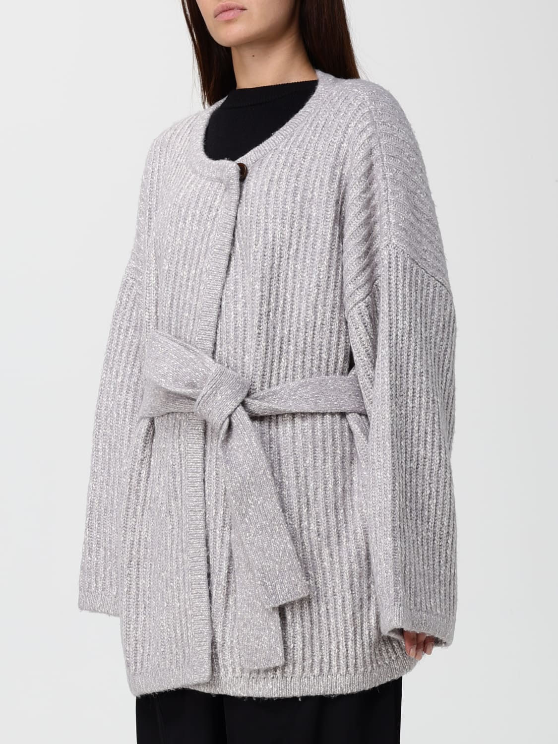 SEE BY CHLOÉ 毛衣: 针织开衫 女士 See by ChloÉ, 灰色 - Img 4