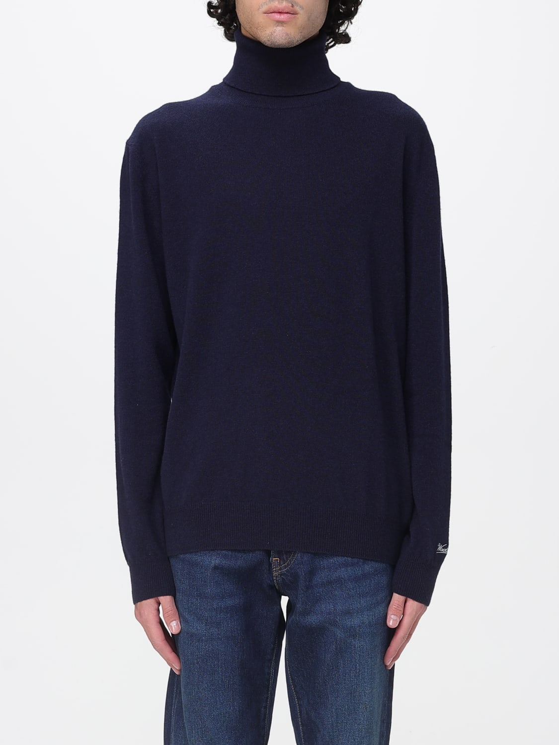 WOOLRICH SWEATER: Sweatshirt men Woolrich, Blue - Img 1