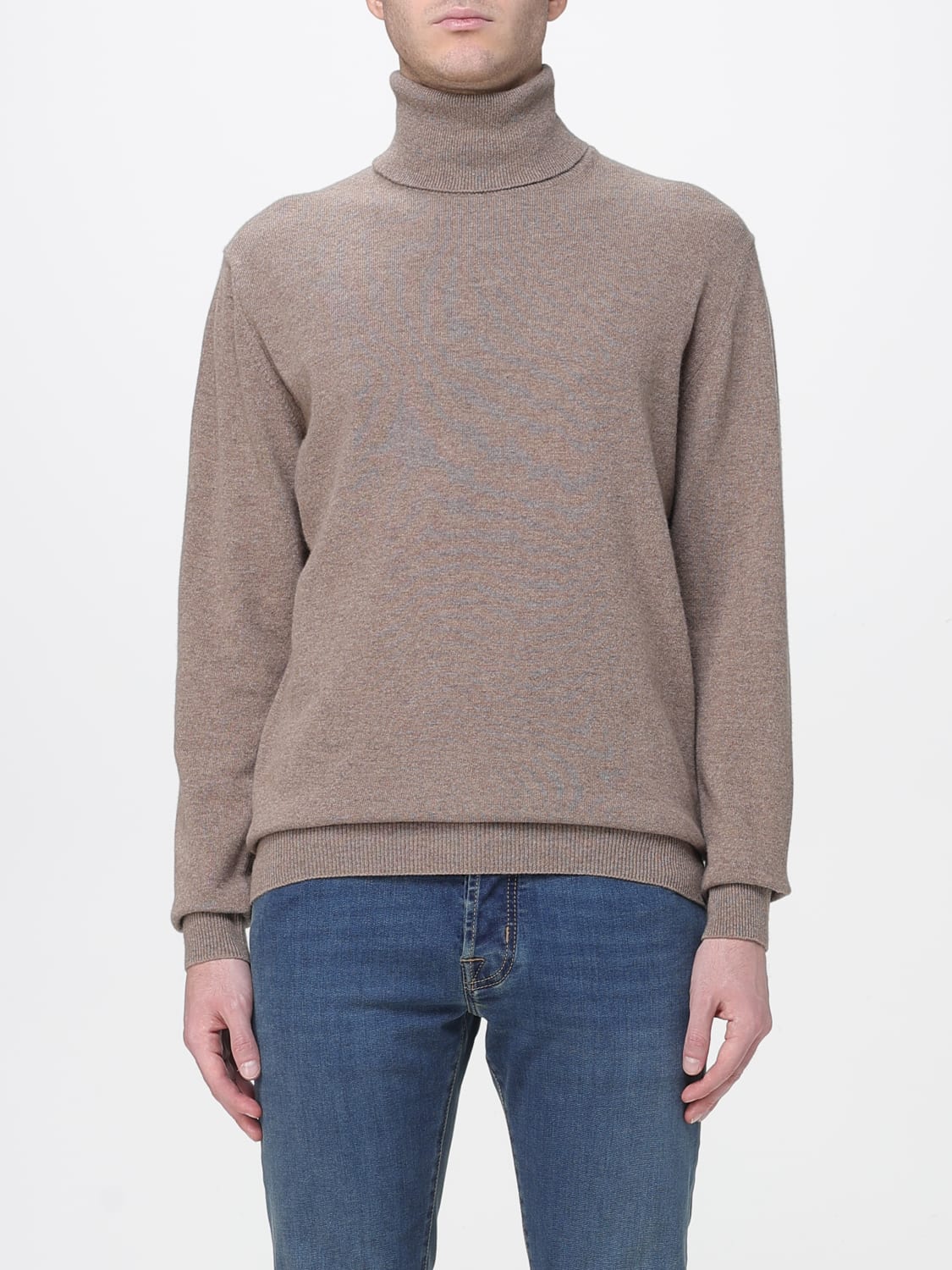 WOOLRICH MAGLIA: Pullover dolcevita Woolrich in lana , Terra - Img 1
