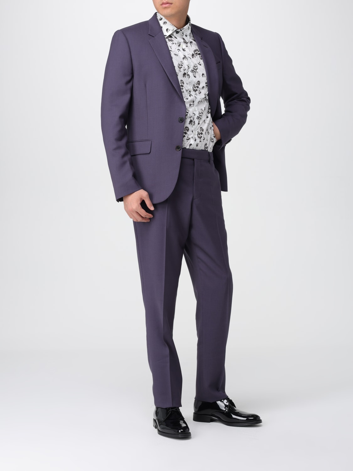 PAUL SMITH SUIT: Suit men Paul Smith, Violet - Img 2
