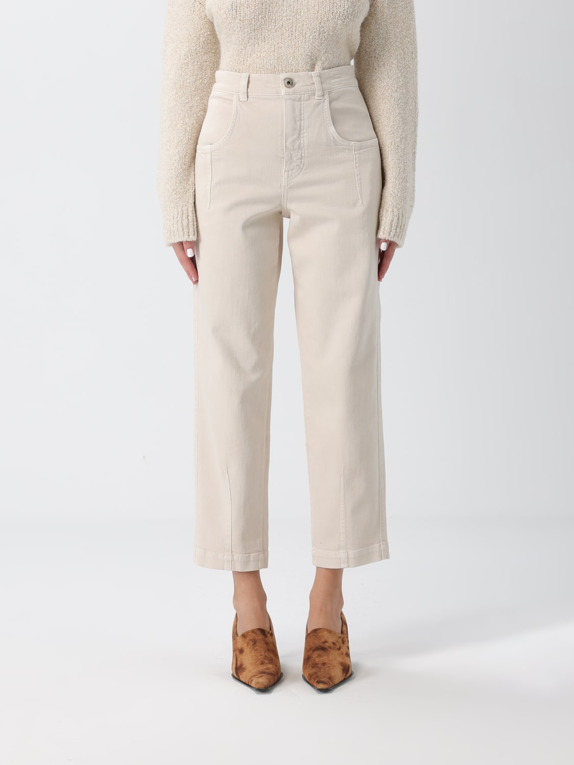 ELEVENTY JEANS: Jeans femme Eleventy, Sable - Img 1