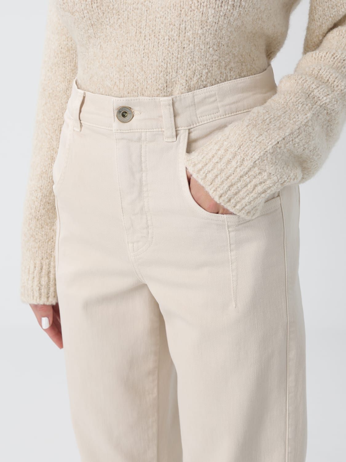 ELEVENTY JEANS: Jeans femme Eleventy, Sable - Img 3