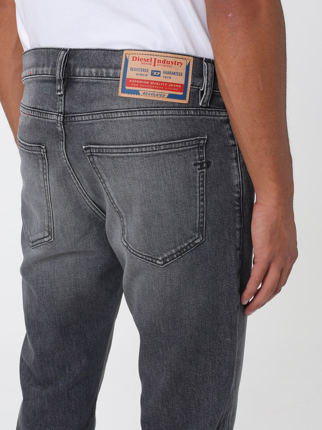 DIESEL JEANS: Jeans hombre Diesel, Negro - Img 3