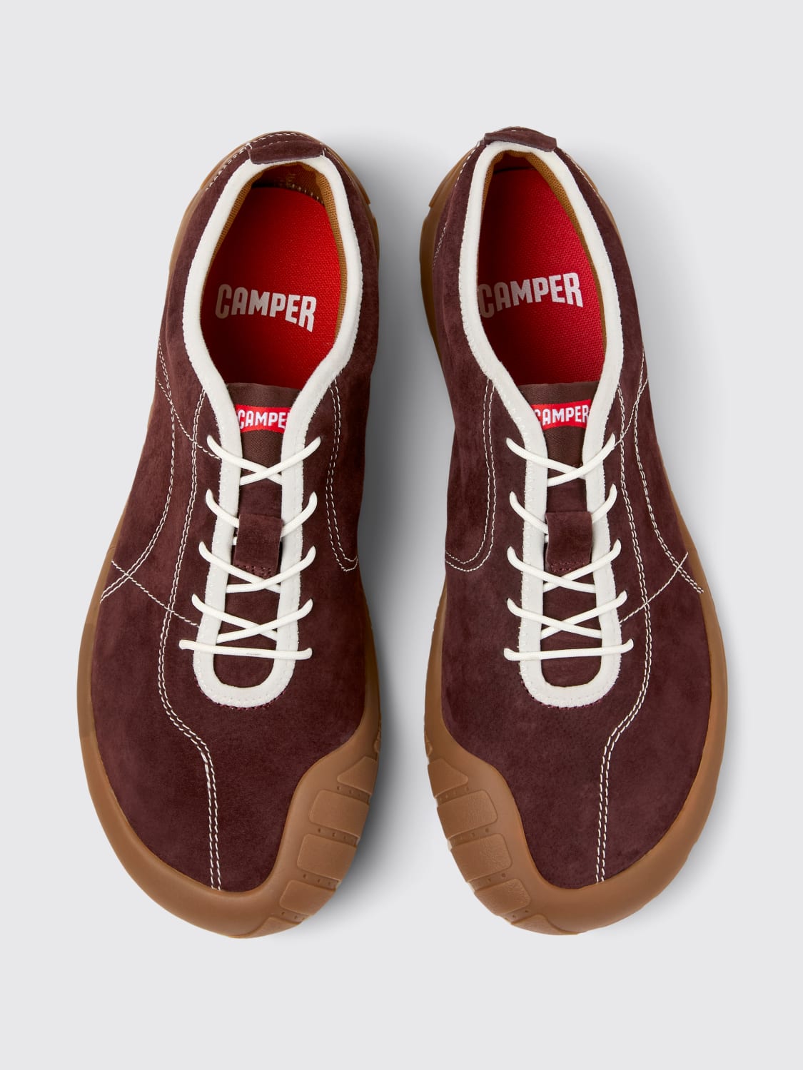 CAMPER SNEAKERS: Schuhe herren Camper, Burgunderrot - Img 4