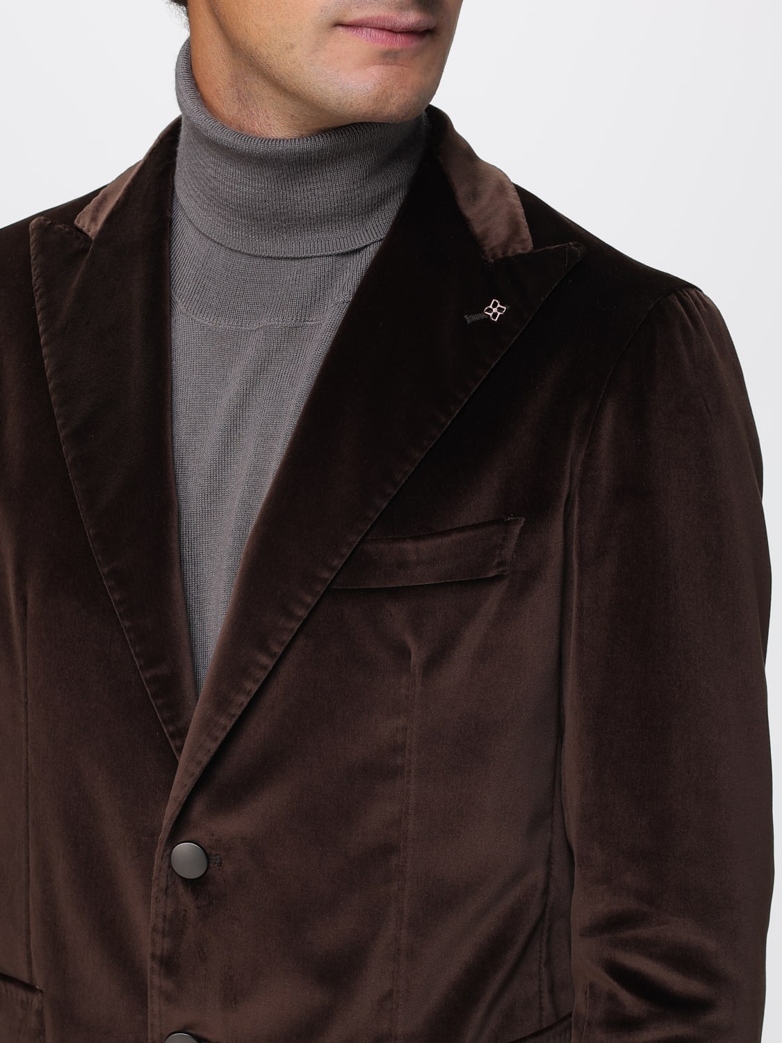 TAGLIATORE JACKET: Jacket men Tagliatore, Brown - Img 4