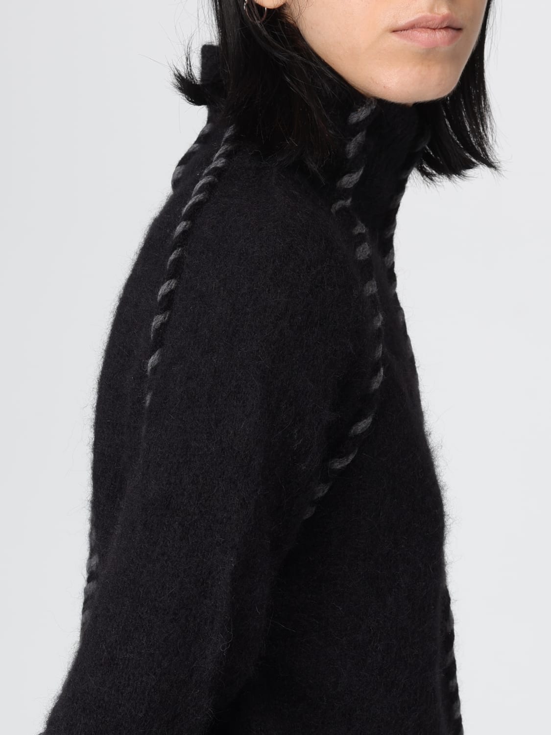 THOM KROM SWEATER: Sweater woman Thom Krom, Black - Img 4