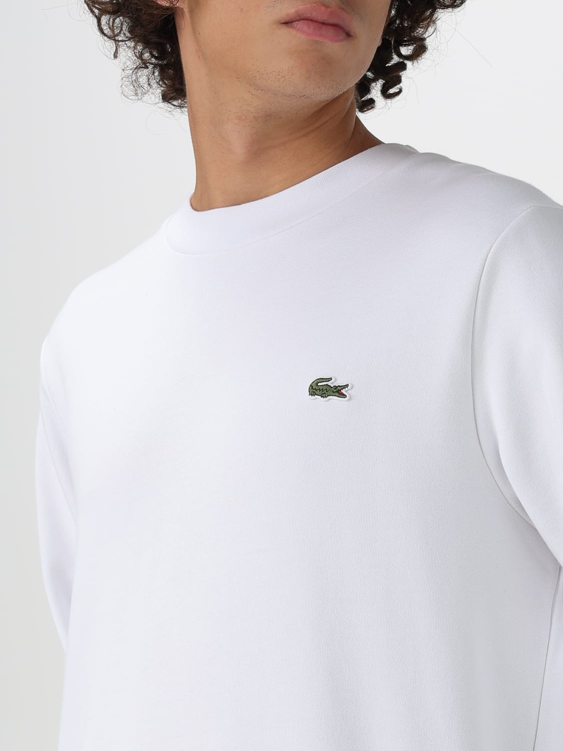 LACOSTE SWEATSHIRT: Sweatshirt men Lacoste, White - Img 3