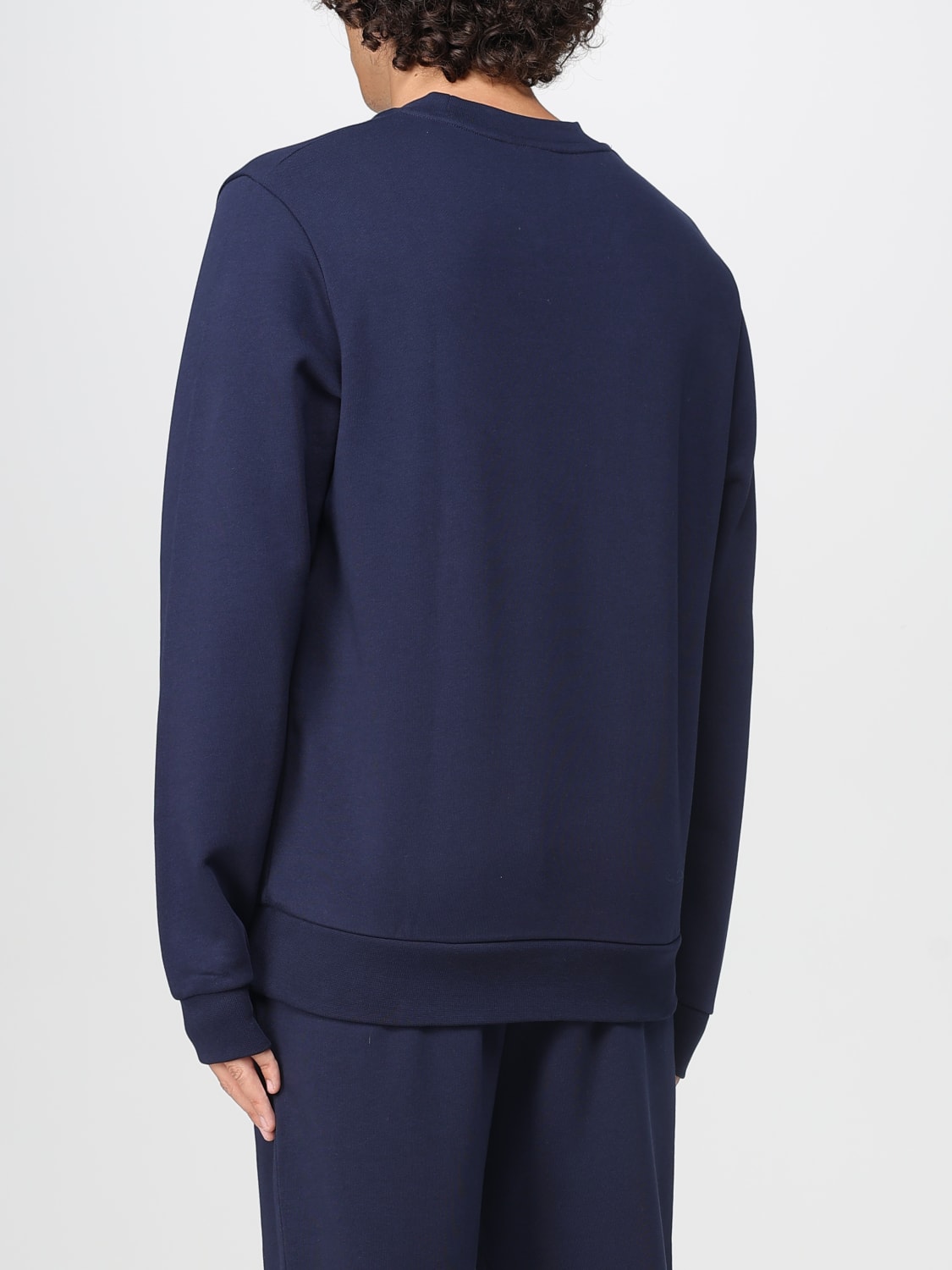 LACOSTE FELPA: Felpa basic Lacoste in cotone con logo , Blue - Img 2