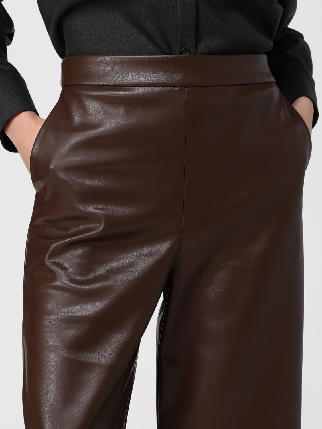 'S MAX MARA PANTS: Pants woman 's Max Mara, Brown - Img 5