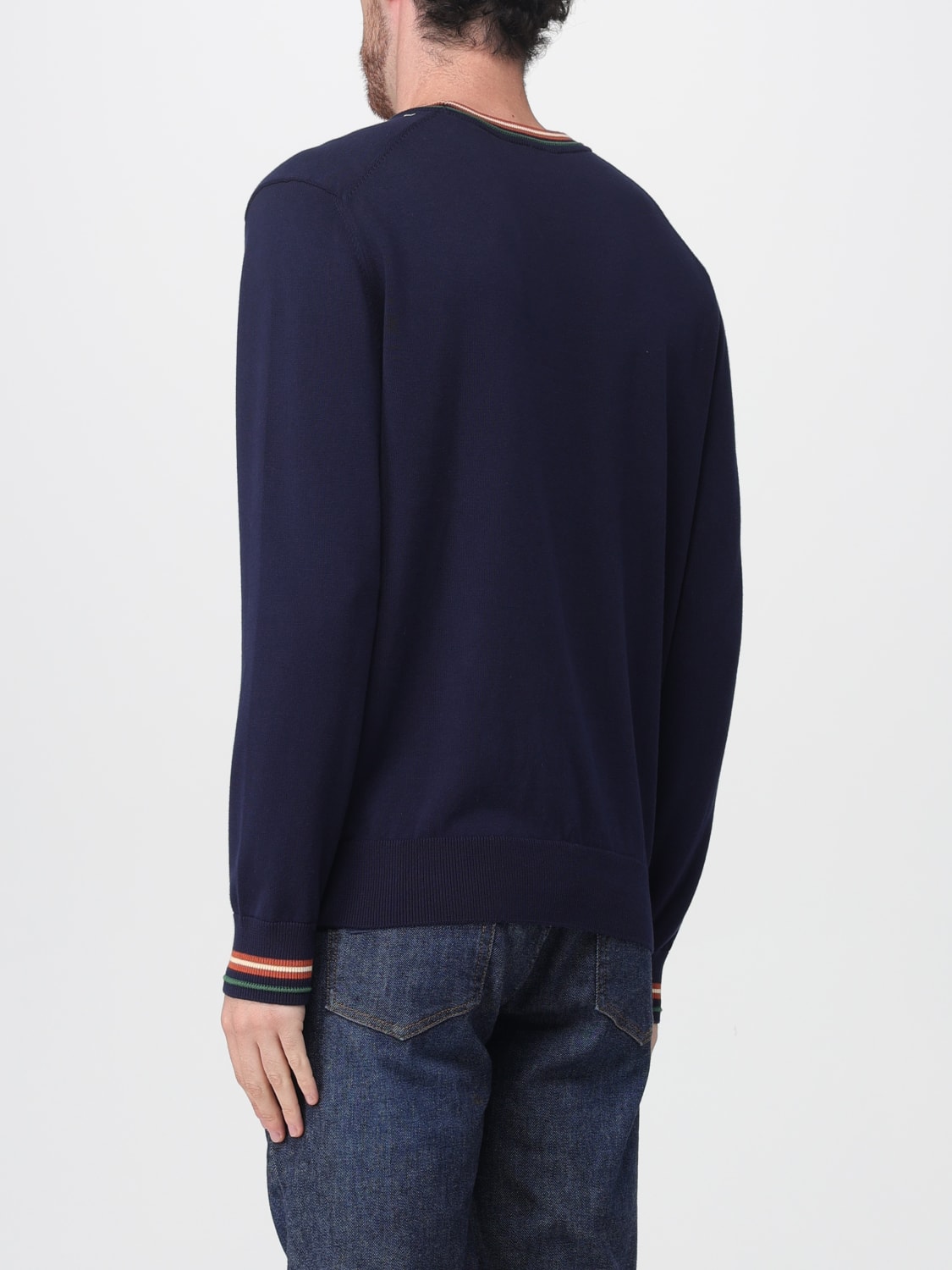 LACOSTE SWEATER: Sweater men Lacoste, Blue - Img 2