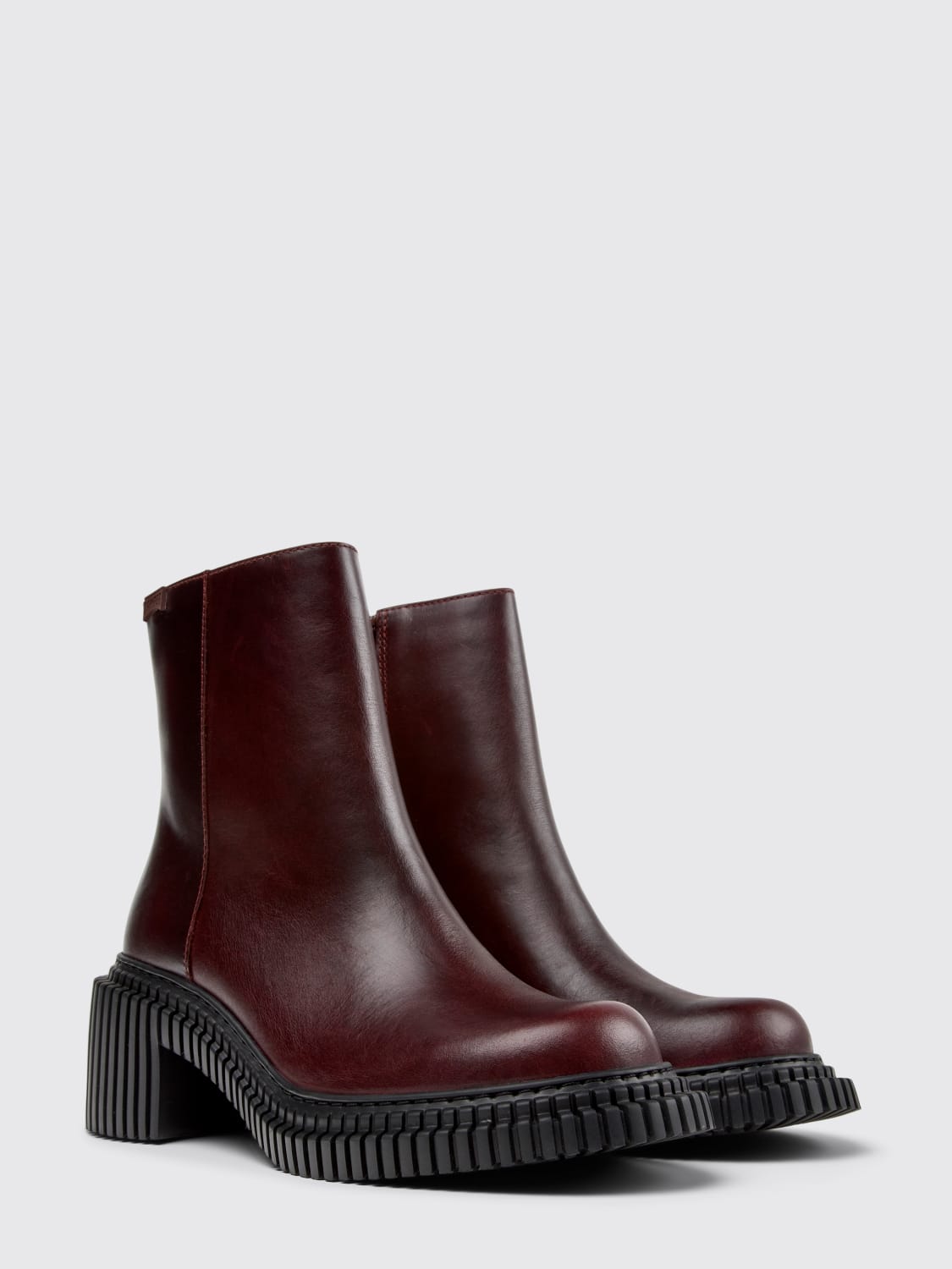 CAMPER BOOTS: Shoes woman Camper, Burgundy - Img 2