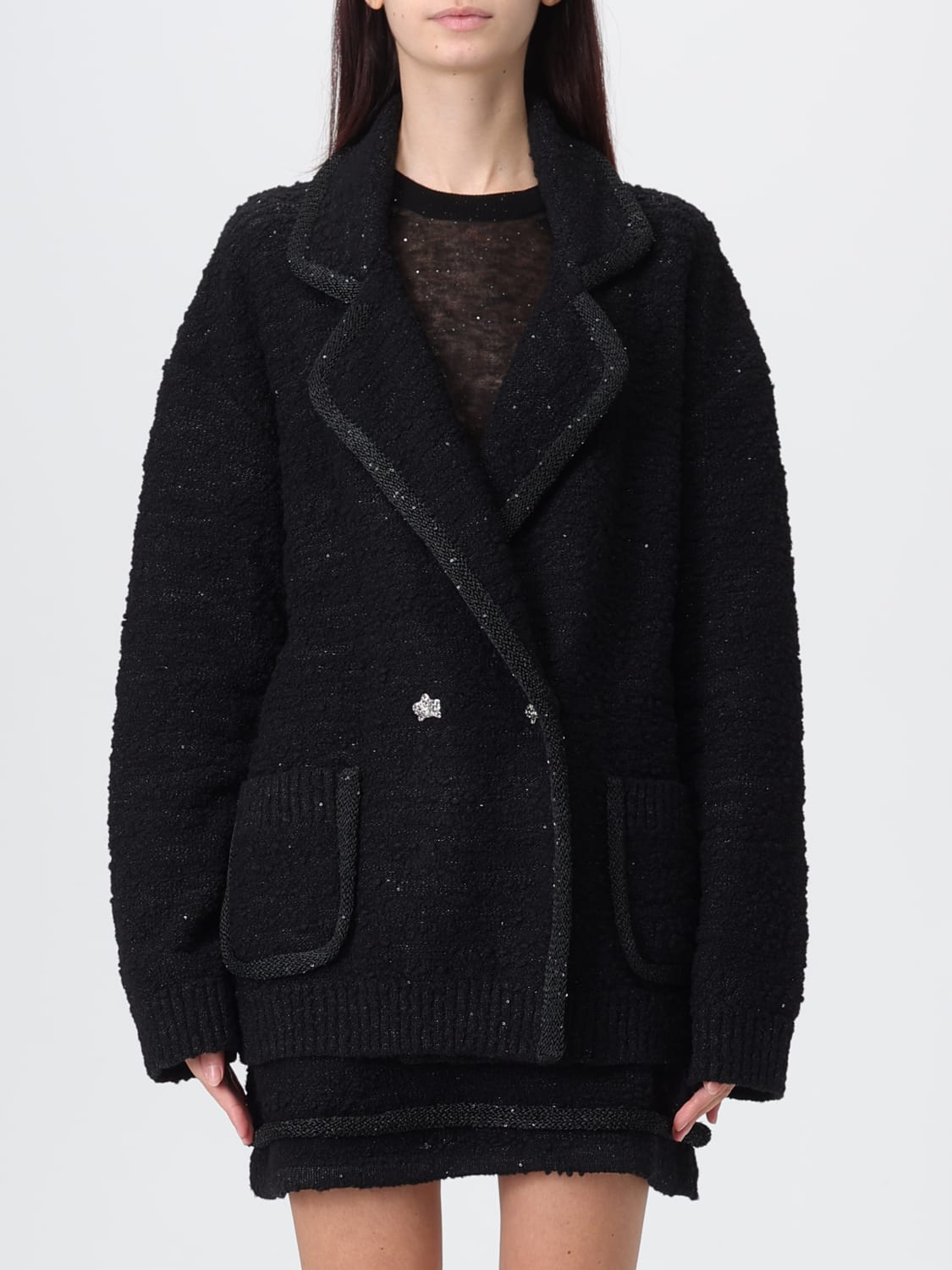 GENNY COAT: Jacket woman Genny, Black - Img 1