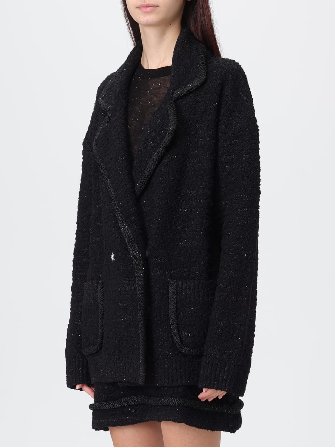 GENNY COAT: Jacket woman Genny, Black - Img 4