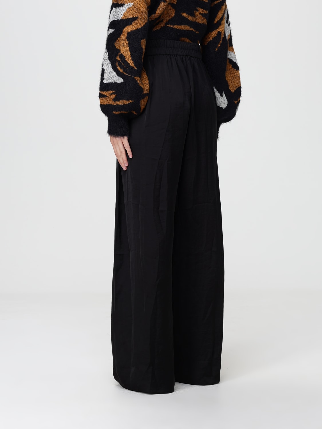 DKNY PANTALONI: Pantalone classico Dkny in crêpe, Nero - Img 2