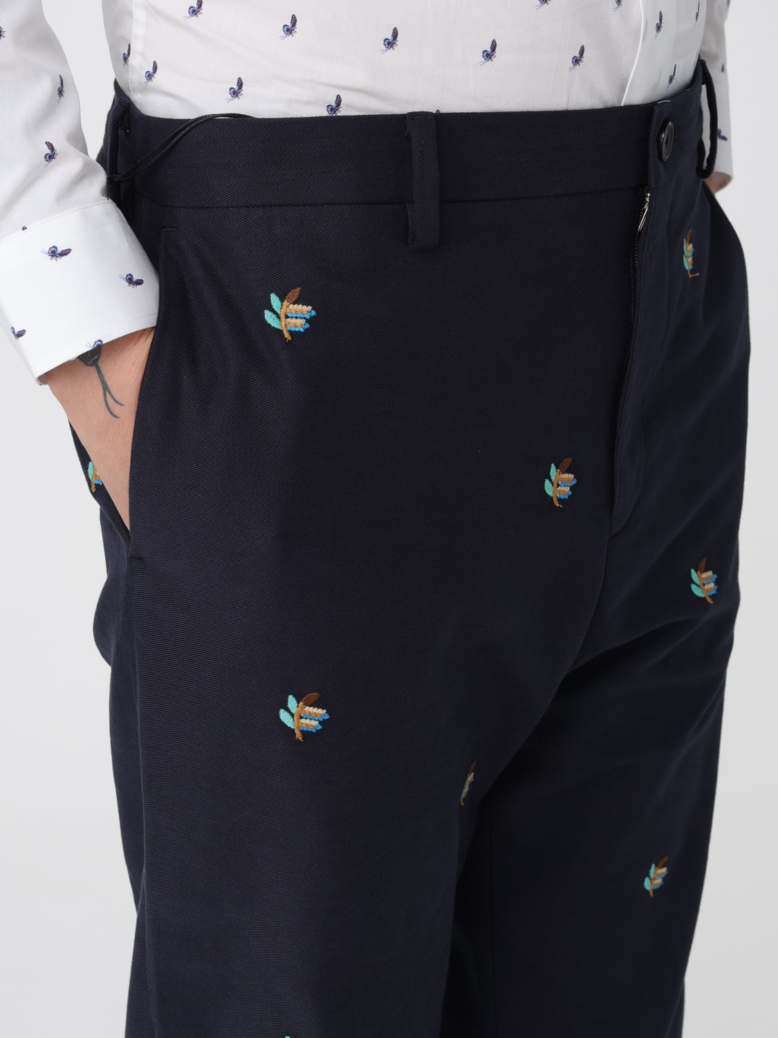 PAUL SMITH PANTALONES: Pantalón hombre Paul Smith, Azul Marino - Img 4