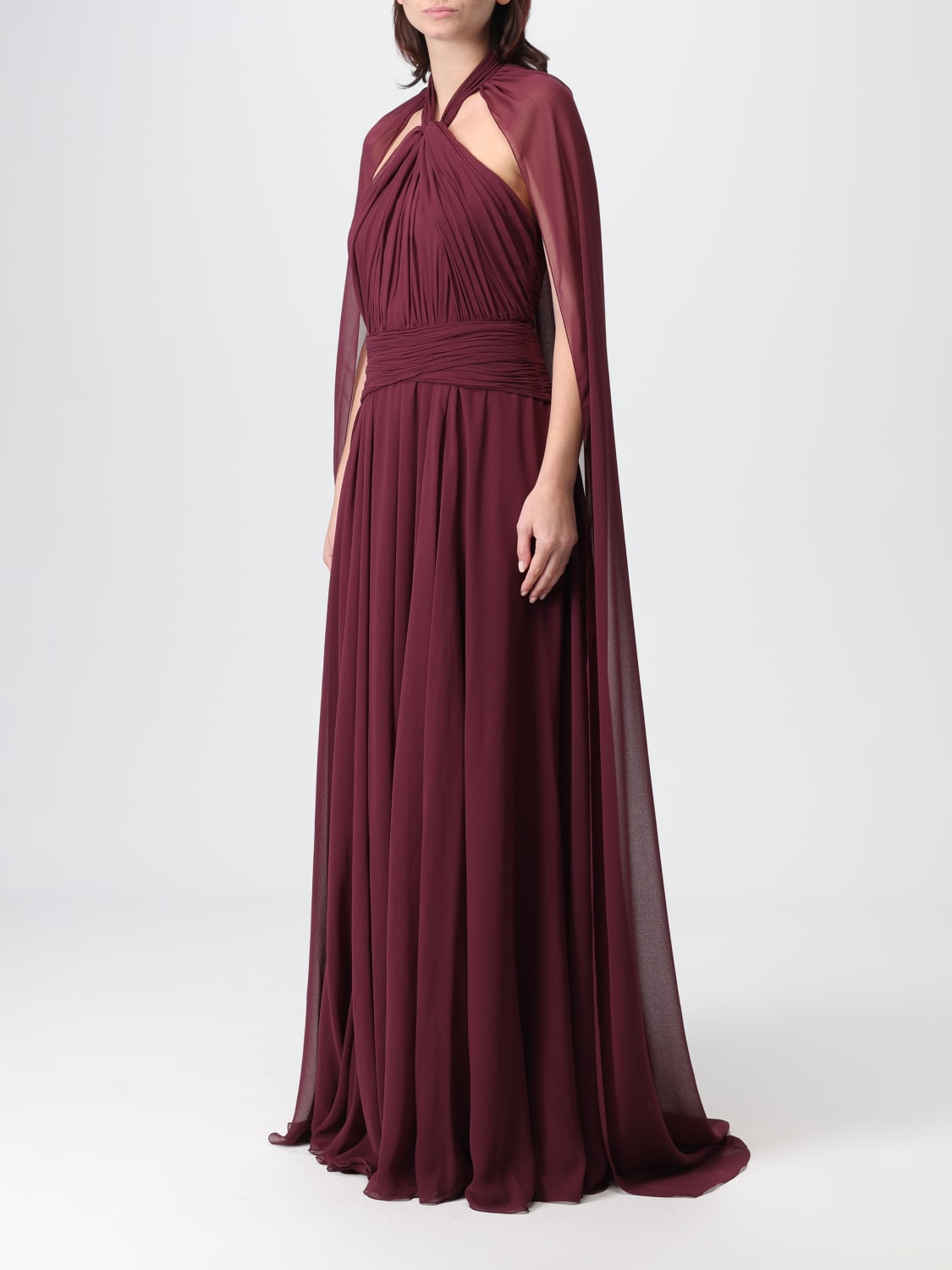 GENNY ROBE: Robes femme Genny, Bordeaux - Img 3