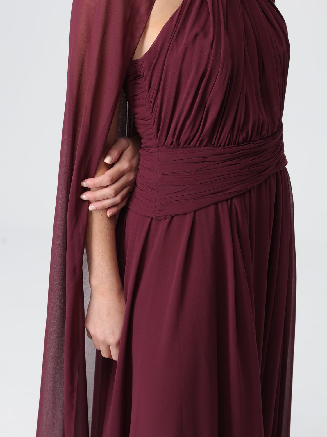 GENNY ROBE: Robes femme Genny, Bordeaux - Img 4