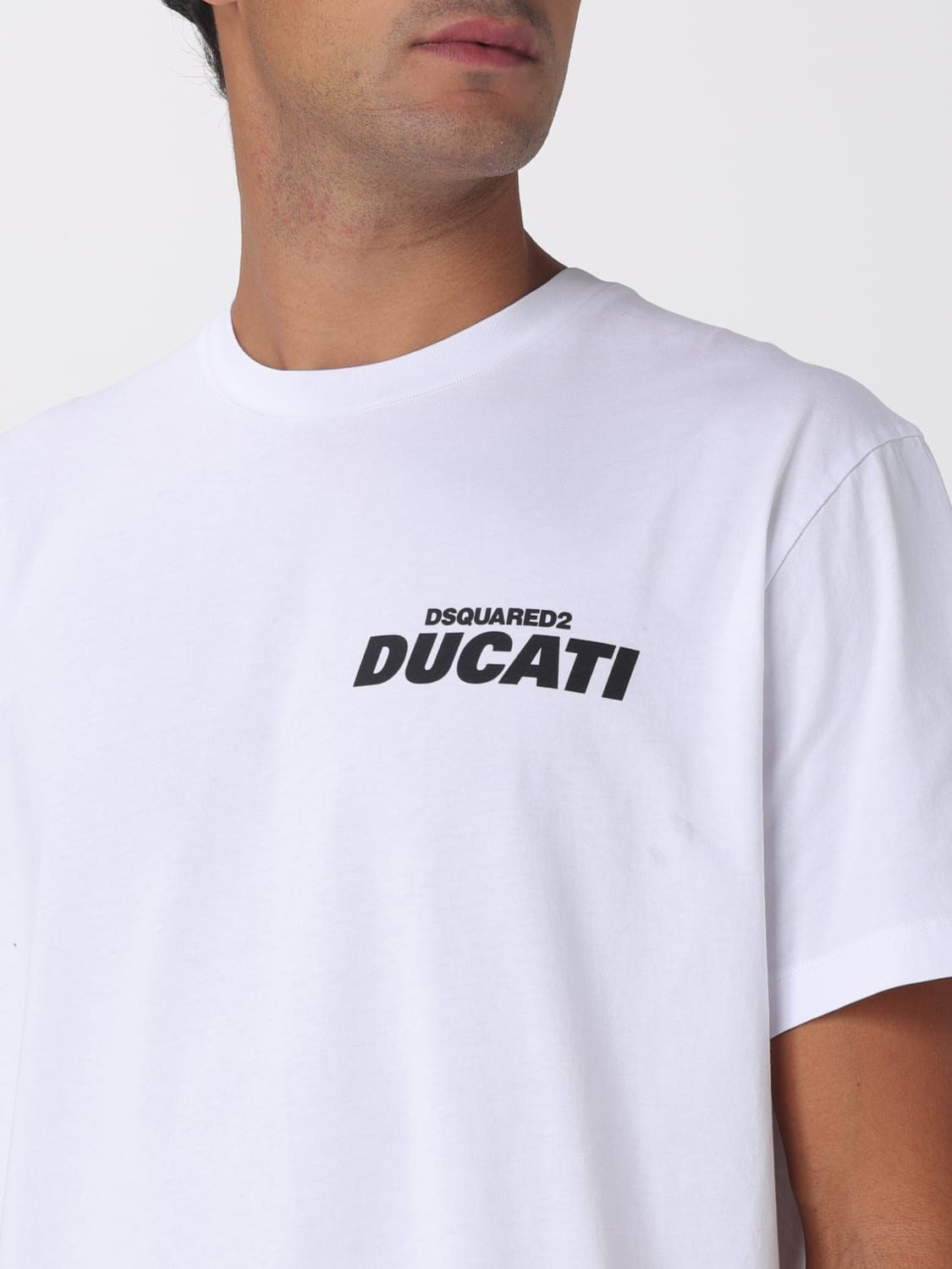 DSQUARED2 DUCATI T-SHIRT: T-shirt men Dsquared2, White - Img 3